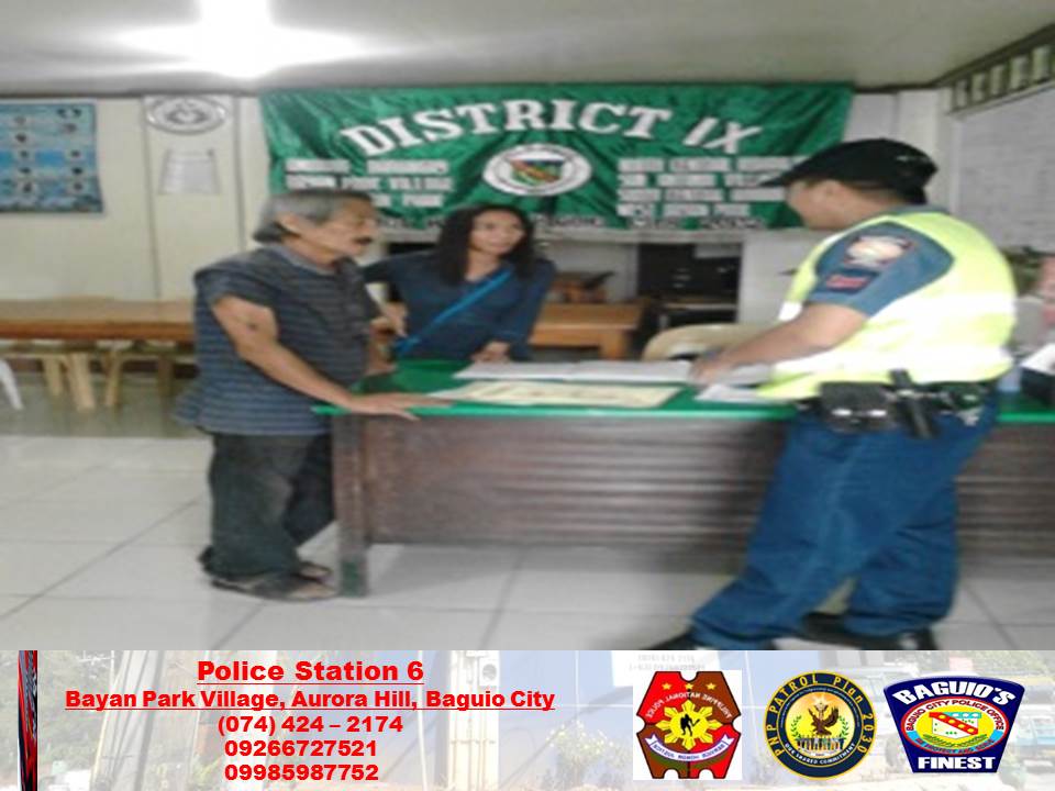 PNPBaguioStn6's tweet photo. P03 George Fangko-oy of this office conducted barangay visitation at Bayan Park Barangay Hall.
#doublebarrelalpha
#notodrugs
#PS6pulisnyopo https://t.co/BDimjjH26e