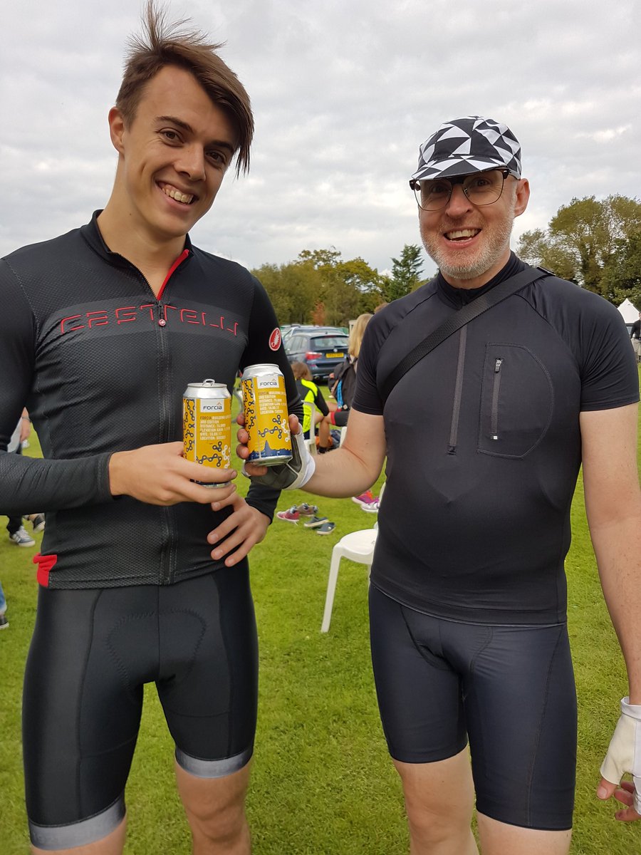 AedasRHWL's tweet photo. well done to Tom and Jon for completing the ride in a timely fashion! BBQ time now ! #FORCIABLC https://t.co/zDIQRaE3Wg