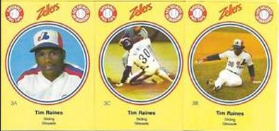 Happy 58th birthday to HOFer Tim Raines. Some fun cards from early in his Expos career:  