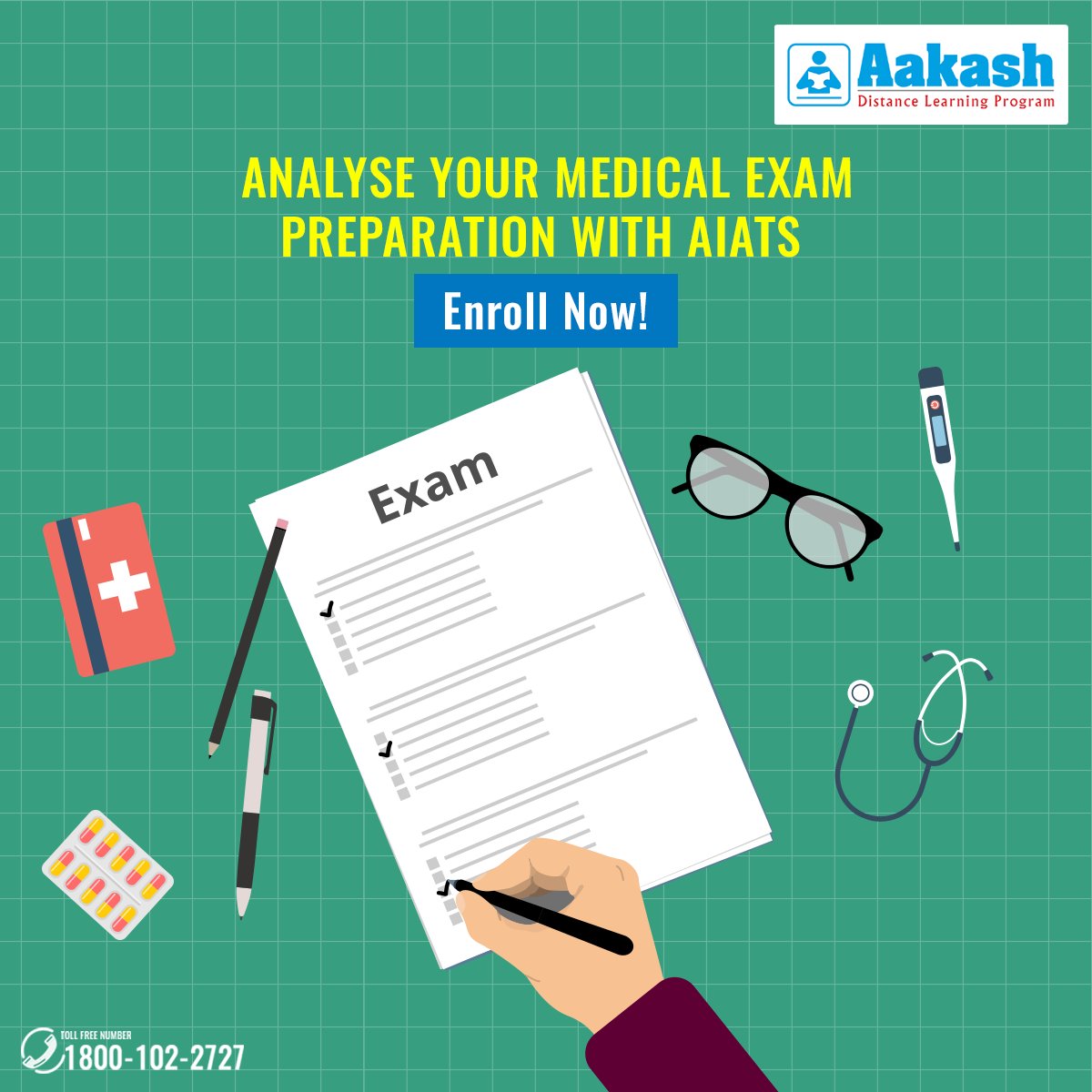AESL_Official's tweet photo. Don’t miss out on a chance to invest in learning.
Enroll with #AIATS now to bring out the best in you. https://t.co/xKpmiiDDL5 #NEET #AIIMS https://t.co/NHShCXcKsW