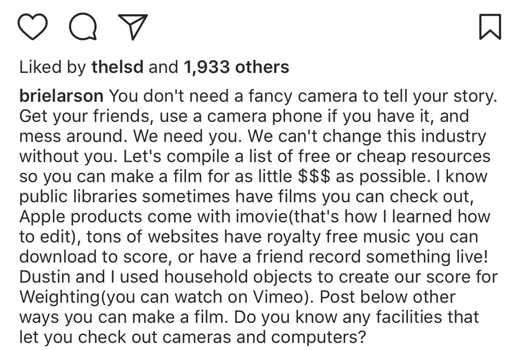 Brie Larson tweet media