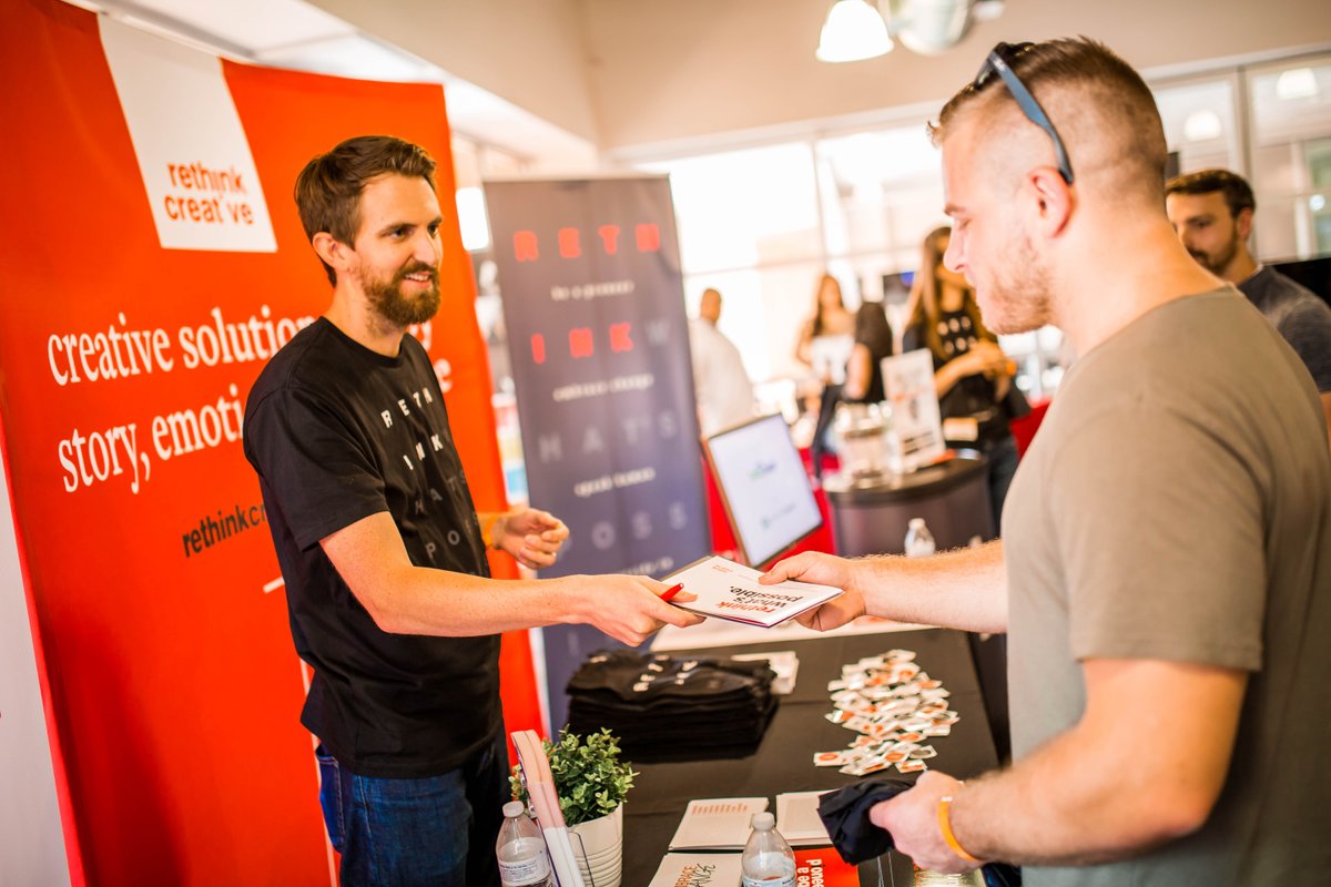 Collyde's tweet photo. There's still time to win an Apple Watch from Rethink Creative! Visit the Rethink booth during the break! #rethinkcreative #collyde17 https://t.co/RshuuRwmMC