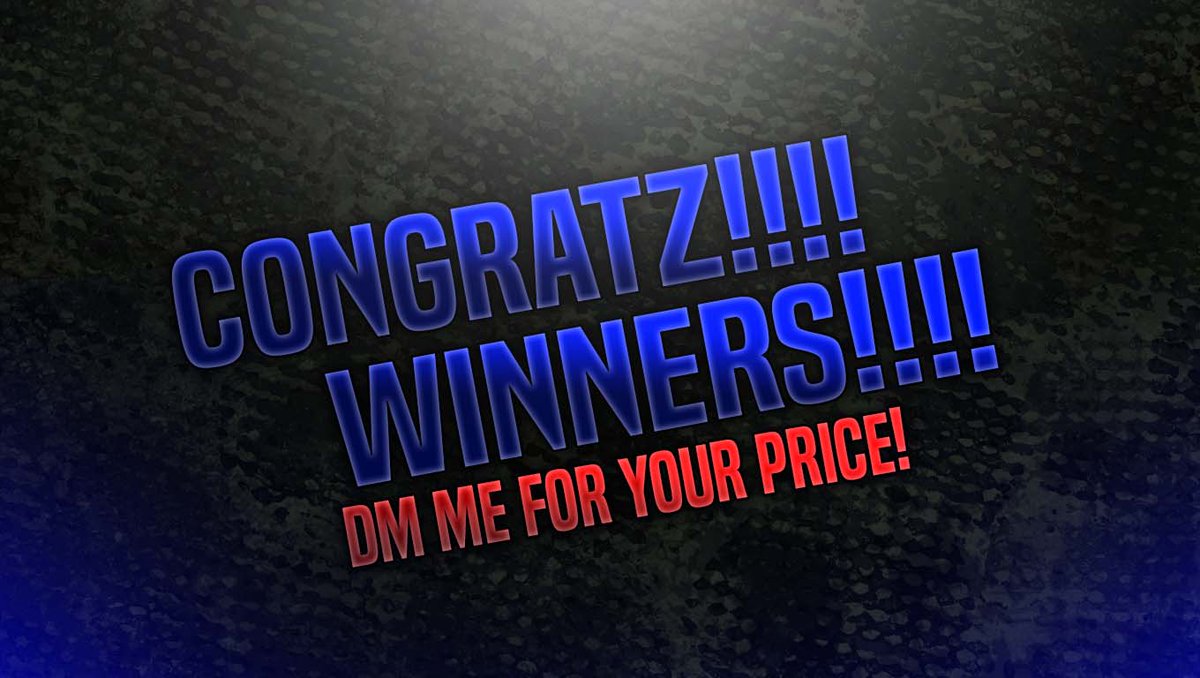 EagleGives's tweet photo. 🎉Congratulations To The MC NFA Winners! 🎉  
🎁DM Me For Your Price!🎁 
🔜Deadline: 24 Hours🔚 https://t.co/4ReKQPcCH5