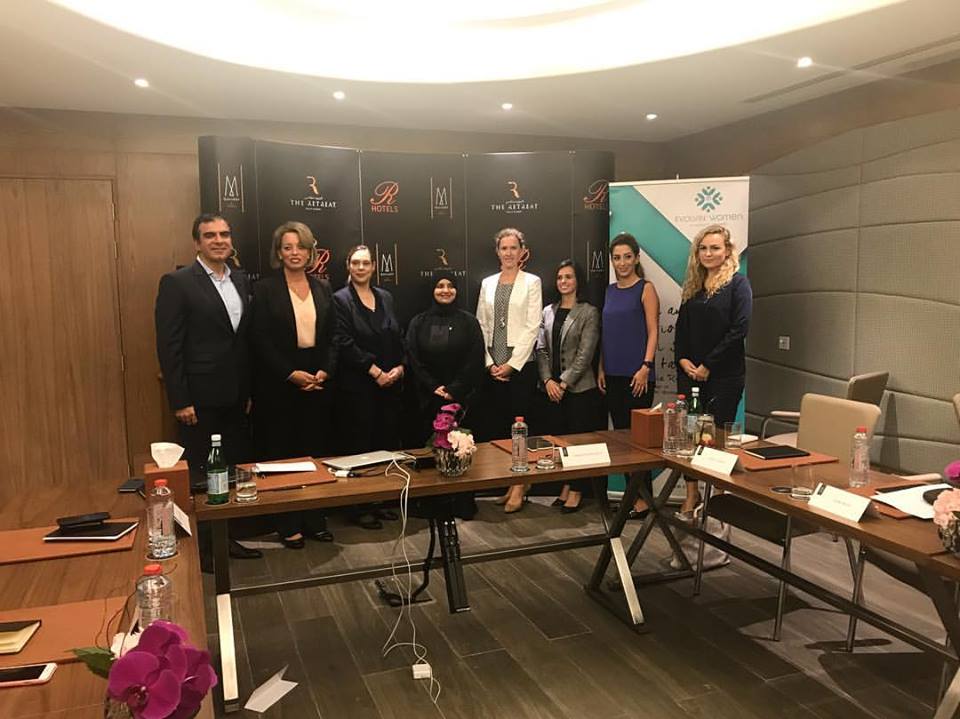Thank you to all our speakers for sitting at the table for women's empowerment! #evolvinwomen #womeninhospitality #weps