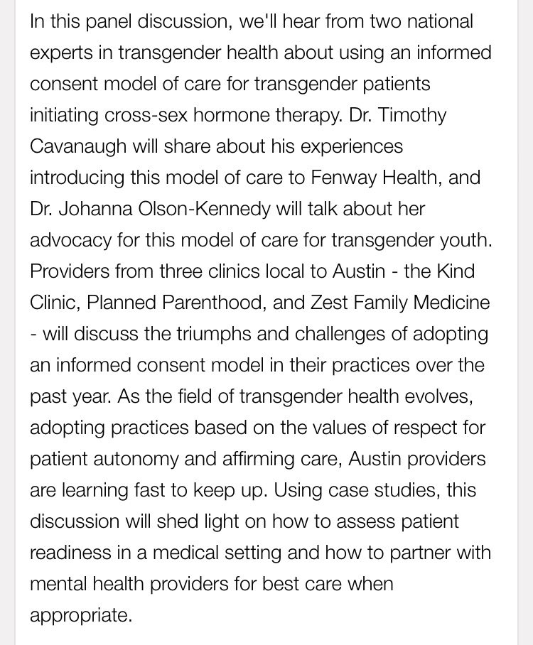 KindJoeTX's tweet image. Delighted to be part of an informed consent panel discussion at #CTTHC  for @TheKindClinic