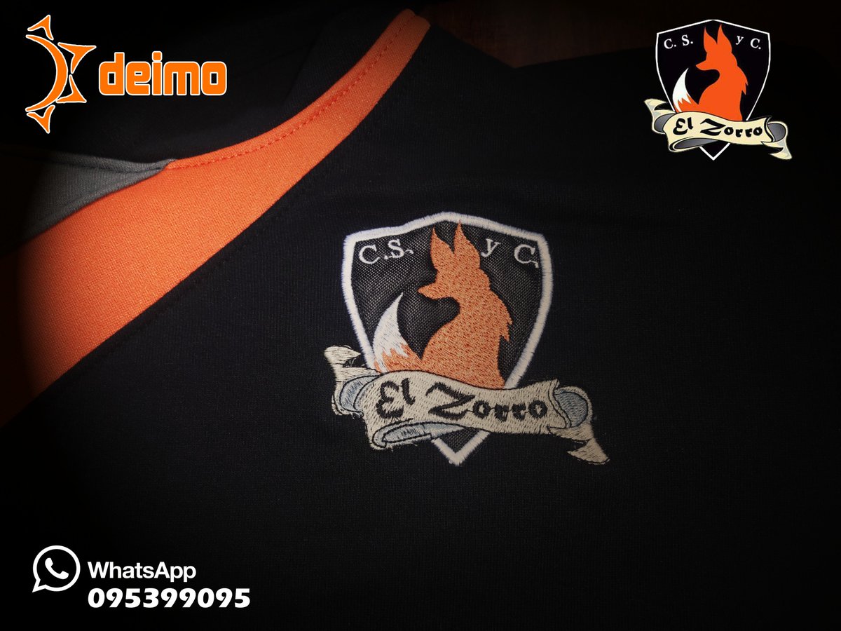 Escudo bordado de C. S. y C. El zorro.
Canguros 75% algodón combinados.