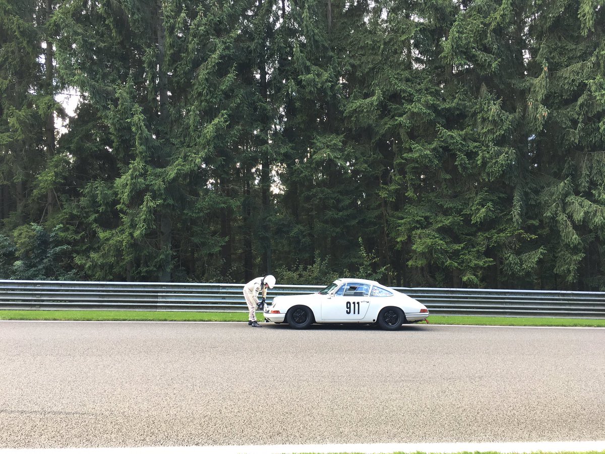 bvdwolf's tweet photo. How bad can you start a six hours race! #warmuplap #spasixhours #porsche #spafrancorchamps https://t.co/2yTvzCEULz