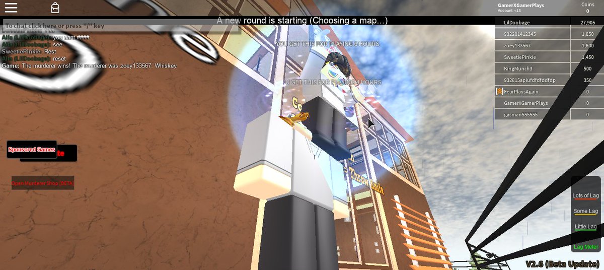 Robloxrules17's tweet image. played a new gme