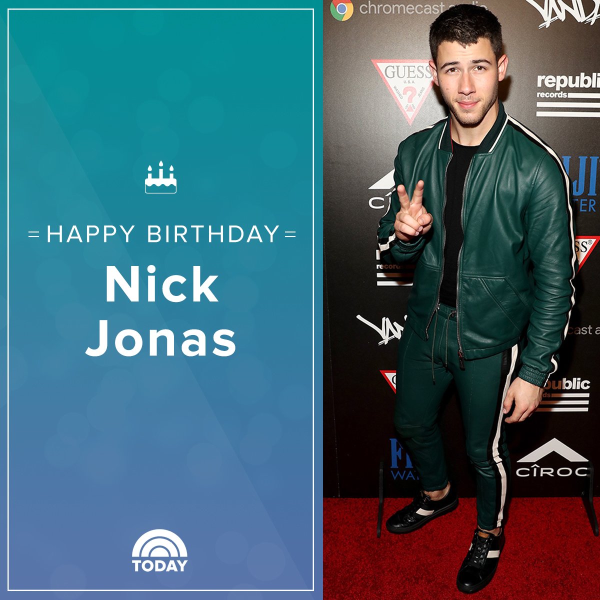 Happy 25th birthday, Nick Jonas!  