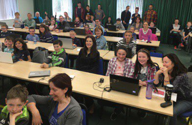 speediecelt's tweet image. Full house for the first 2017/18 coding class of @CoderDojoGalway at #Insight @nuigalway @galway2020 @NUIGalwayPress