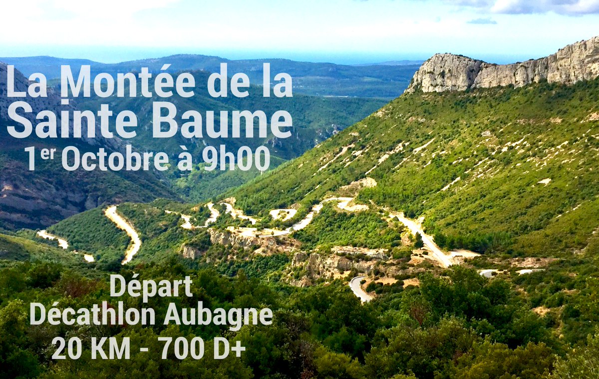 WeDecat13's tweet photo. La Montée de la Sainte Baume, c'est dans 2 semaines seulement !

Inscriptions : https://t.co/8fEjGx8WMf https://t.co/J4rujnqIYZ