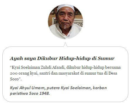 Ayah saya dikibur hidup-hidup  PKI.