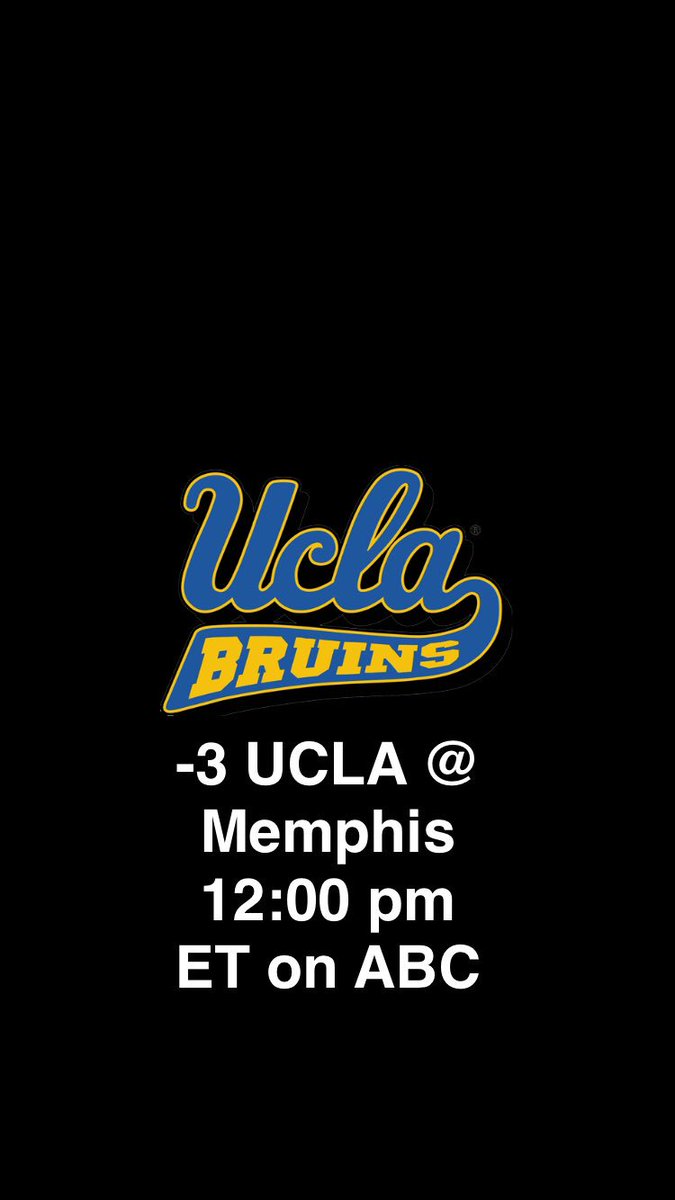 _TheReporters's tweet photo. We're 3-2 with our #SafeSpread picks! Here's this weeks! #UCLA @ -3 vs #Memphis! -KB https://t.co/grOBnK47eW