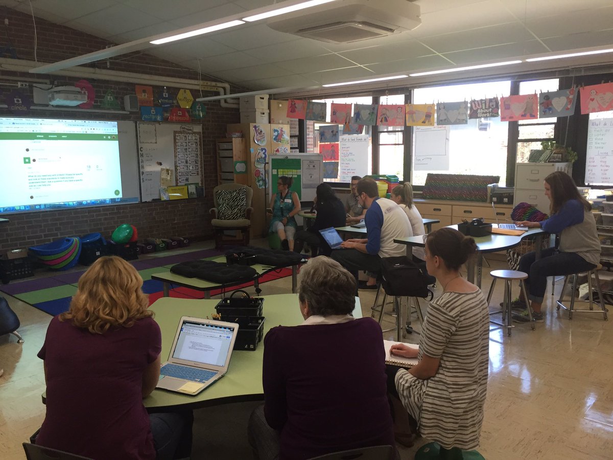 Sharing out about google classroom at #edcampns17