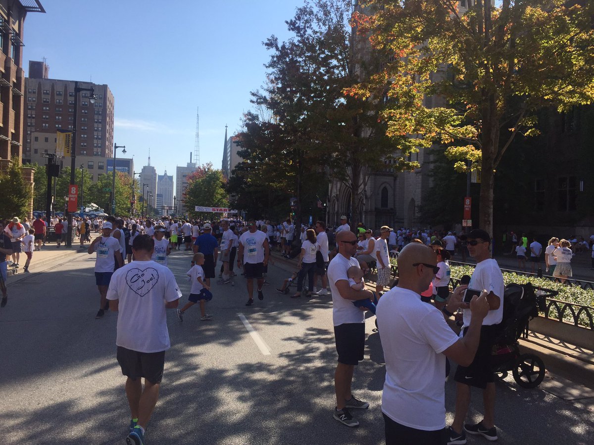 15-minutes to go for runners and walkers