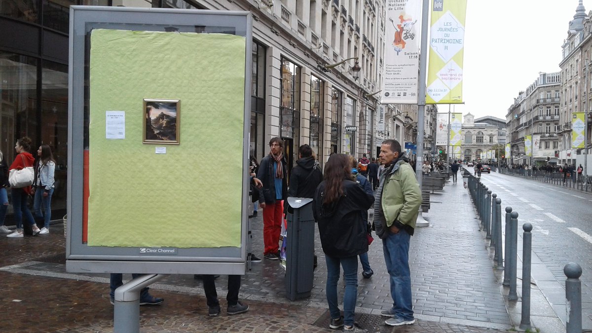 RAP_Lille's tweet photo. Et si on mettait de l'art à la place de la pub ?
#JEP17 #jep #JEPLille https://t.co/rsY6GbjDn0
