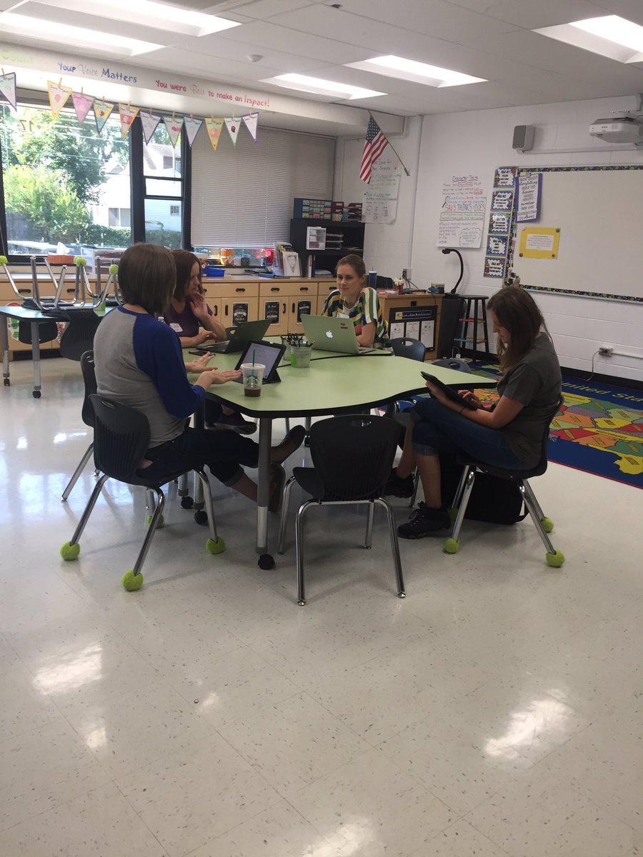 Great discussions are happening here in groups big and small! #edcampns17