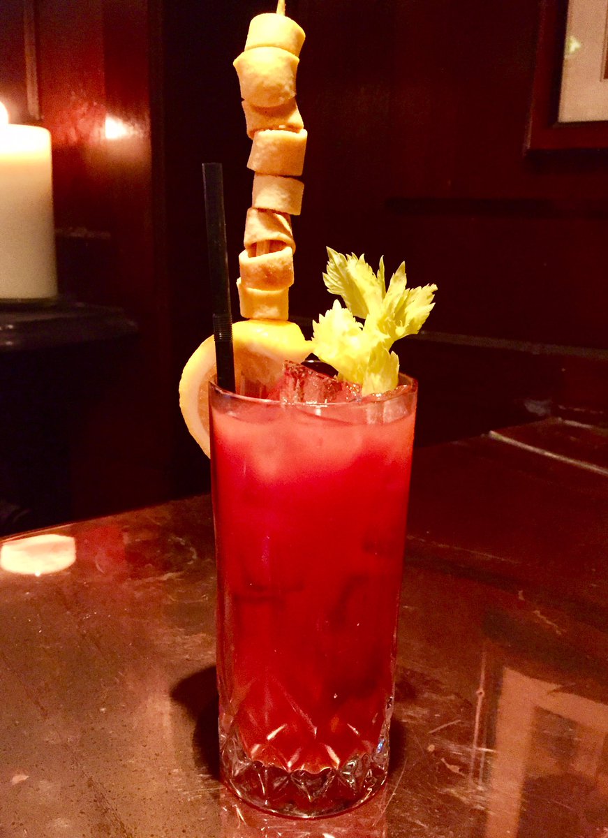 Here's a weekend cure all ! <a href="/PearseWhiskey/">Pearse Lyons Irish Whiskey</a> Bloody Mary with a Beef Hula Hoop stack 👌

#pearsewhiskey #whiskey #whisky #cocktails