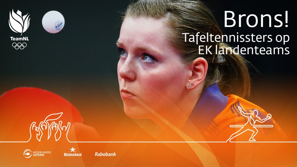 Brons 🥉voor de tafeltennisvrouwen op het EK landenteams in Luxemburg! Gefeliciteerd! 🏓 👏#NLwint