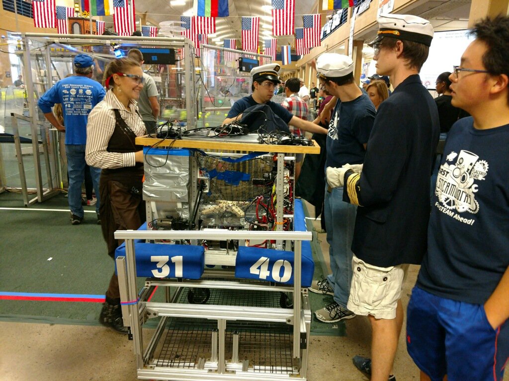 TVAnews's tweet photo. First time for robotics competition at #TNValleyfair. Teams from schools across E. TN. at the Jacobs Building open to the public. #roborodeo https://t.co/1Q9I0vvvk3