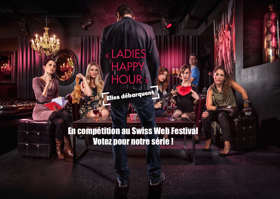 monidealmeida's tweet photo. Votez pour notre série au Swiss Web Festival. #Webseries #webfestival #ladieshappyhour @Dailymoviesmag @RetraitesPop https://t.co/HxauKjUQ5u