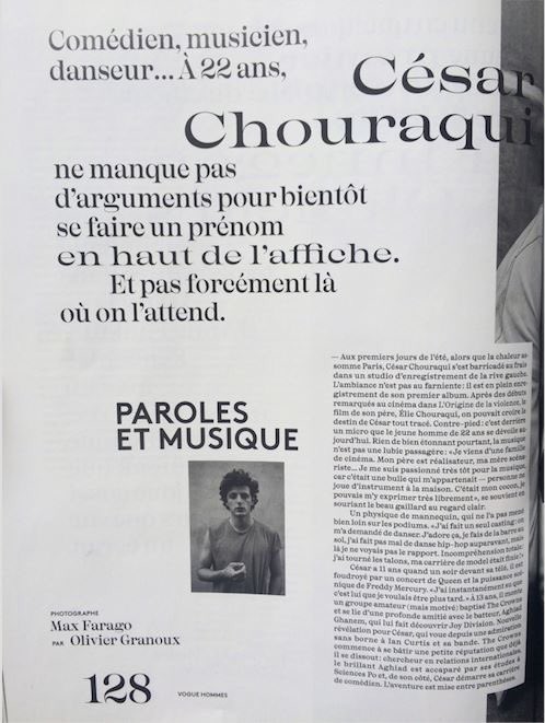 idemcolony's tweet photo. Check out the #interview Cesar Chouraqui gave to #Vogue, he talks about his projects, including #IdemColony. #music #band #indie #vogueparis https://t.co/mv04gXxV0O