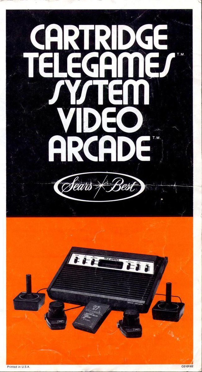 RetrotariPro's tweet photo. Memories 😊👾

#Sears #Telegames #AtariVCS #Atari2600 #Retrogaming https://t.co/Cx5qZajN6y