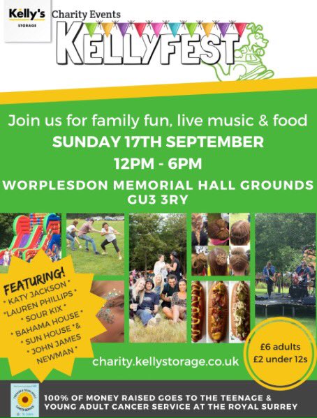 SourKix's tweet photo. Ready 2 Rock the stage tomorrow ‼️ @Kellys_C_Events tomorrow #kellyfest #worplesdon to support a great charity @RSCH_TYAcance https://t.co/59G6505vmY
