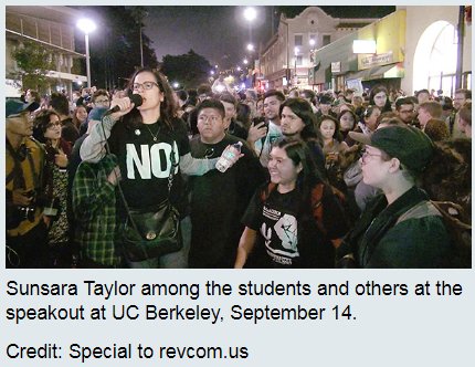 therevcoms's tweet photo. The Political #BattleforBerkeley
The Fascist Ben Shapiro Speaks... Students Step Up and Stand Up
#BenatBerkeley https://t.co/VRjzxcxwAQ https://t.co/ax6oFSMiz9
