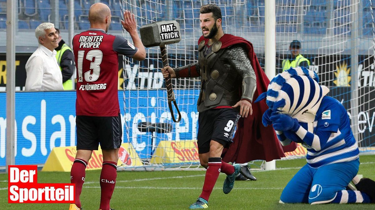 Spürt den Hammer des Ishak, ihr Duisburger Streifenhörnchen! 
#msvFCN #FCN #Ishak #IshakscheMythologie