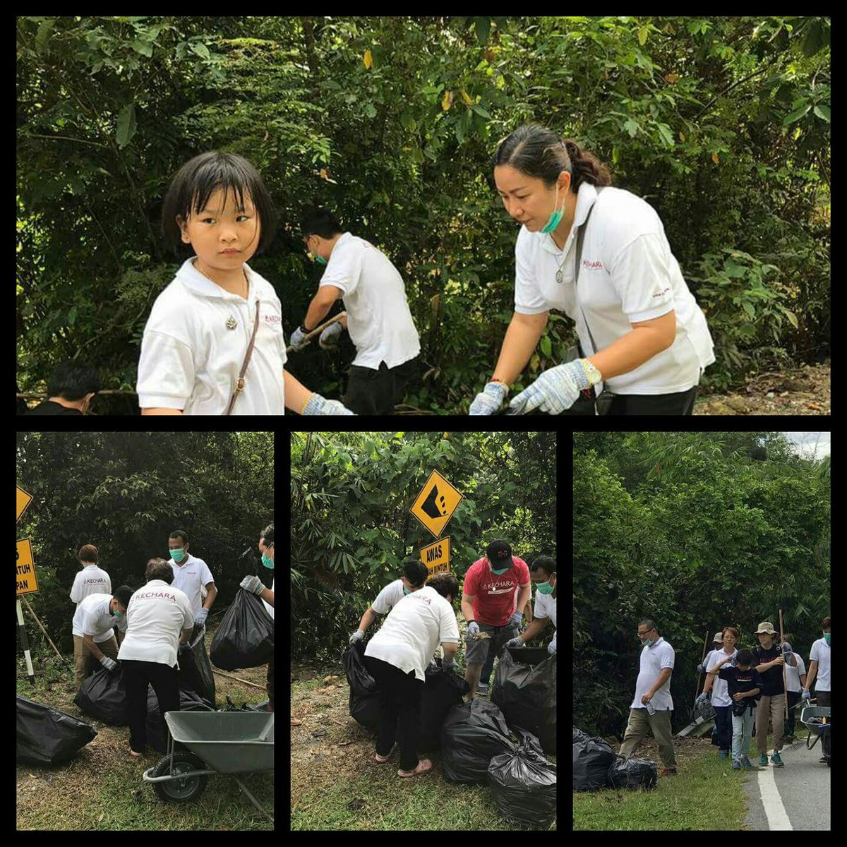 LucyYapKL's tweet photo. Wonderful #Kecharians cleaning #ChamangRoad during the #gotongroyong held on #MalaysiaDay.
#harmony
#diversity
#effort
#clean
#environment https://t.co/cdPPBn32HR