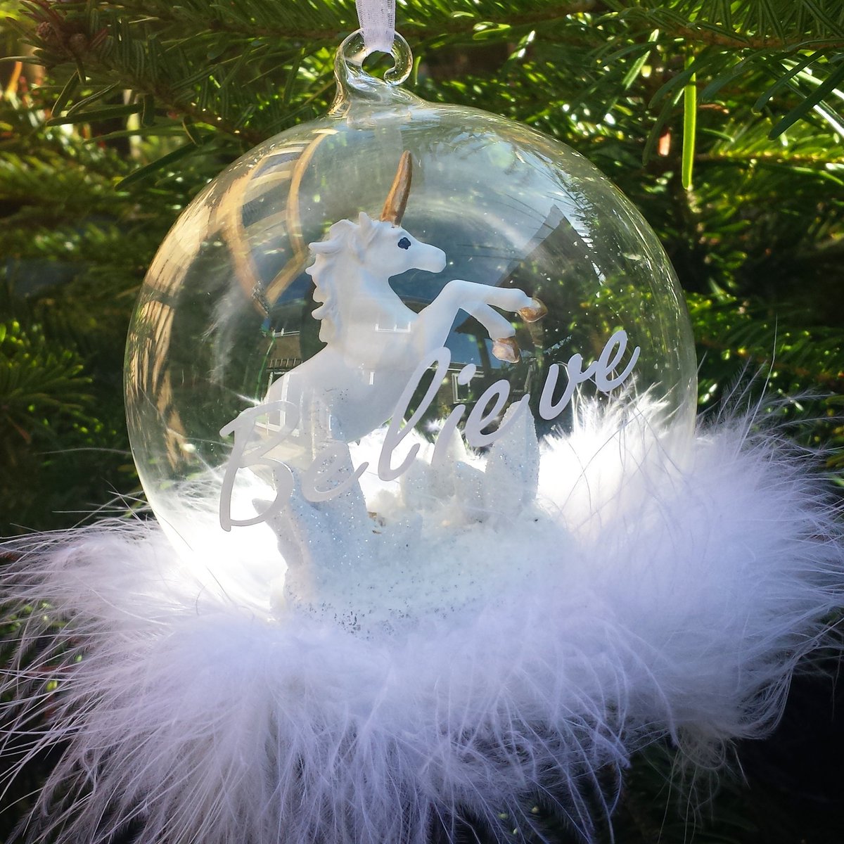 It must be unicorn season in my workshop this week  😍
#unicorn #unicorns #christmastree #EtsySeller #etsy #HandmadeHour #Craftbuzz