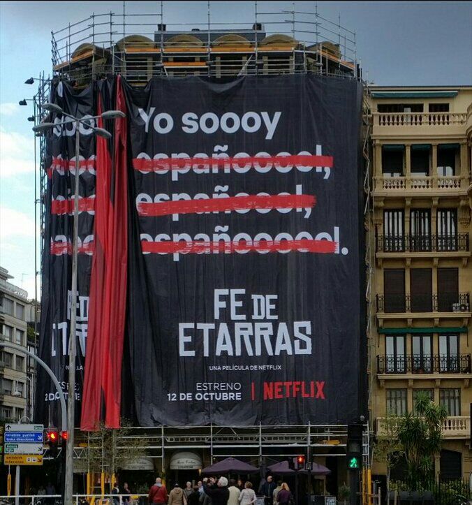 JosPastr's tweet photo. Oye, @NetflixES, ETA asesinó a 829 personas. Os falta tachar ahí 826 españoles para completar el chiste. https://t.co/YyMwjgJWnM