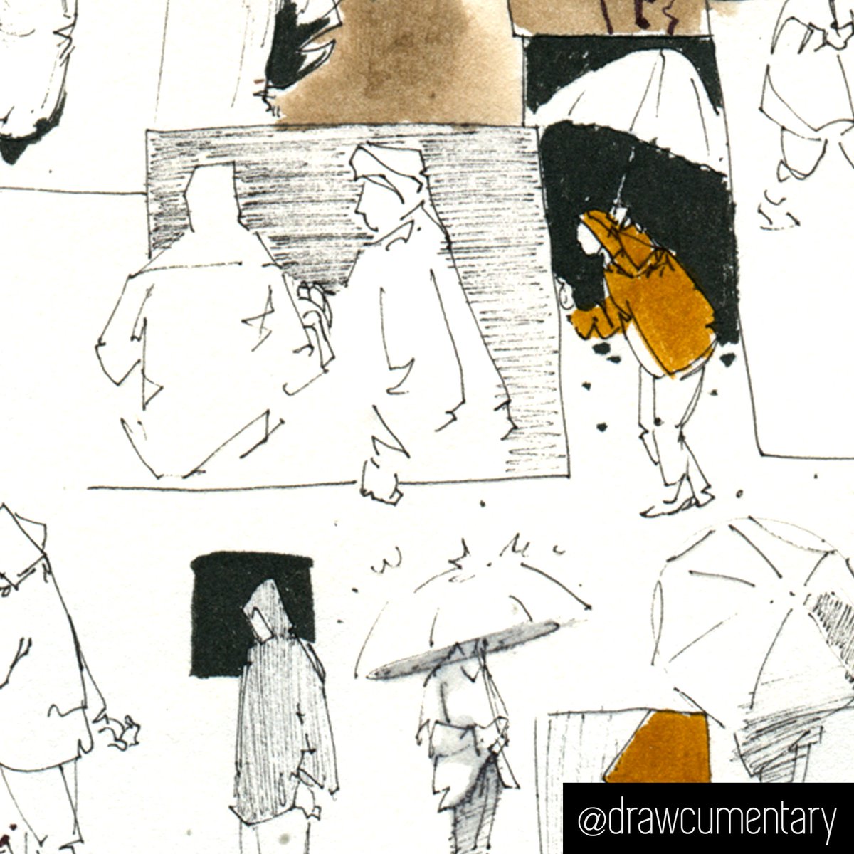 drawcumentary's tweet photo. Rainy day in SF #drawcumentary #drawcument #urbansketch #urbansketchers #sanfrancisco #art #sketch #sketchbook #rain https://t.co/VP2JEBZ6Iy