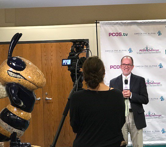 Theralogix's tweet photo. Great to connect with Dr. Toner @acrmatlanta at the #PCOSAwareness Symposium! #pcosc17 #PCOSsymposium2017 @pcoschallenge https://t.co/ObEGqd6MBm