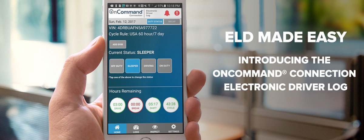 OnCommandConnec's tweet image. #OnCommandConnection #ELDSolution is a registered ELD on the FMCSA website. Are you ready? #ELDMandate - Learn more: ow.ly/HckZ30dLkx6