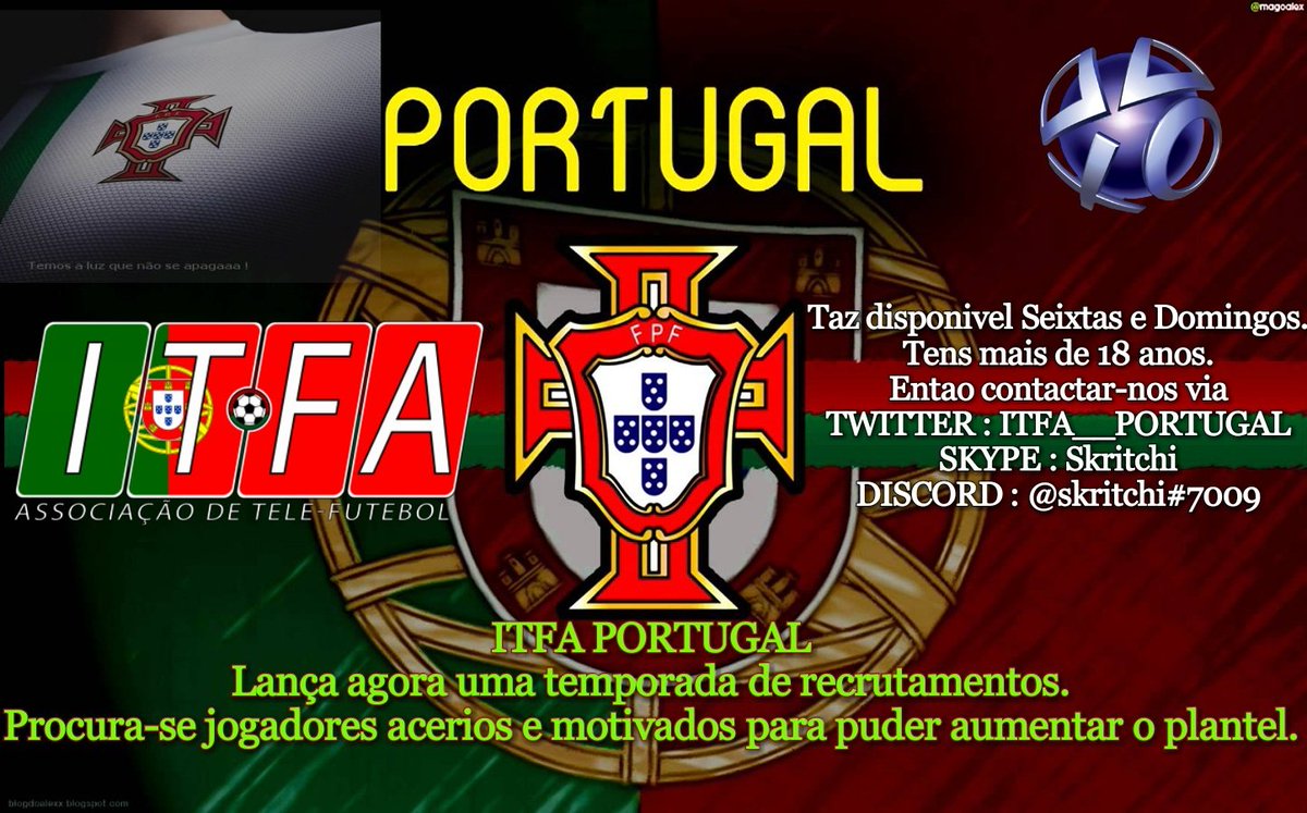 SkritchiBruno's tweet image. ITFA PORGUGAL recherche des joueurs portugais et motivé contacter moi en pv pour des tests on prepare La Seleçao pour FIFA 18