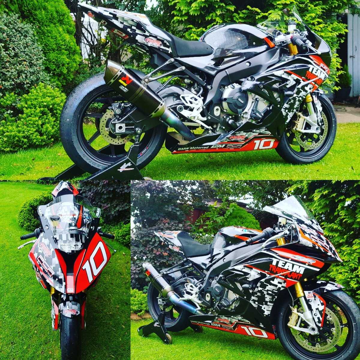 Grays bmw s1000rr finished and ready for some action at Anglesey