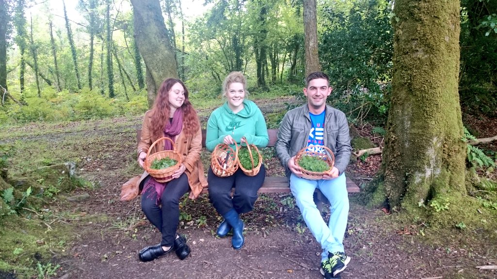 ChefJaromin's tweet photo. Woodland foraging with f&amp;b staff from @TheLodgeAshford 🍄 https://t.co/rolagOoJwR