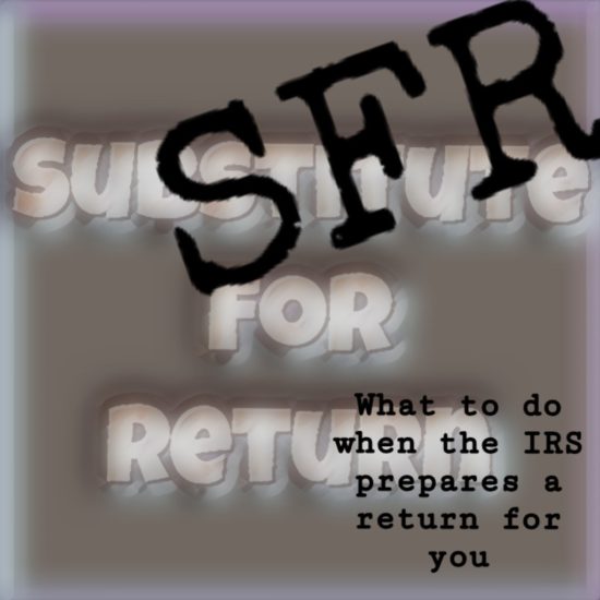 ALTaxResolution's tweet image. New post (The IRS Prepared a "Substitute" Tax Return for My Unfiled Tax ...) has been published on Altaxresolution - austinlarsontaxresolution.com/irs-prepared-a…