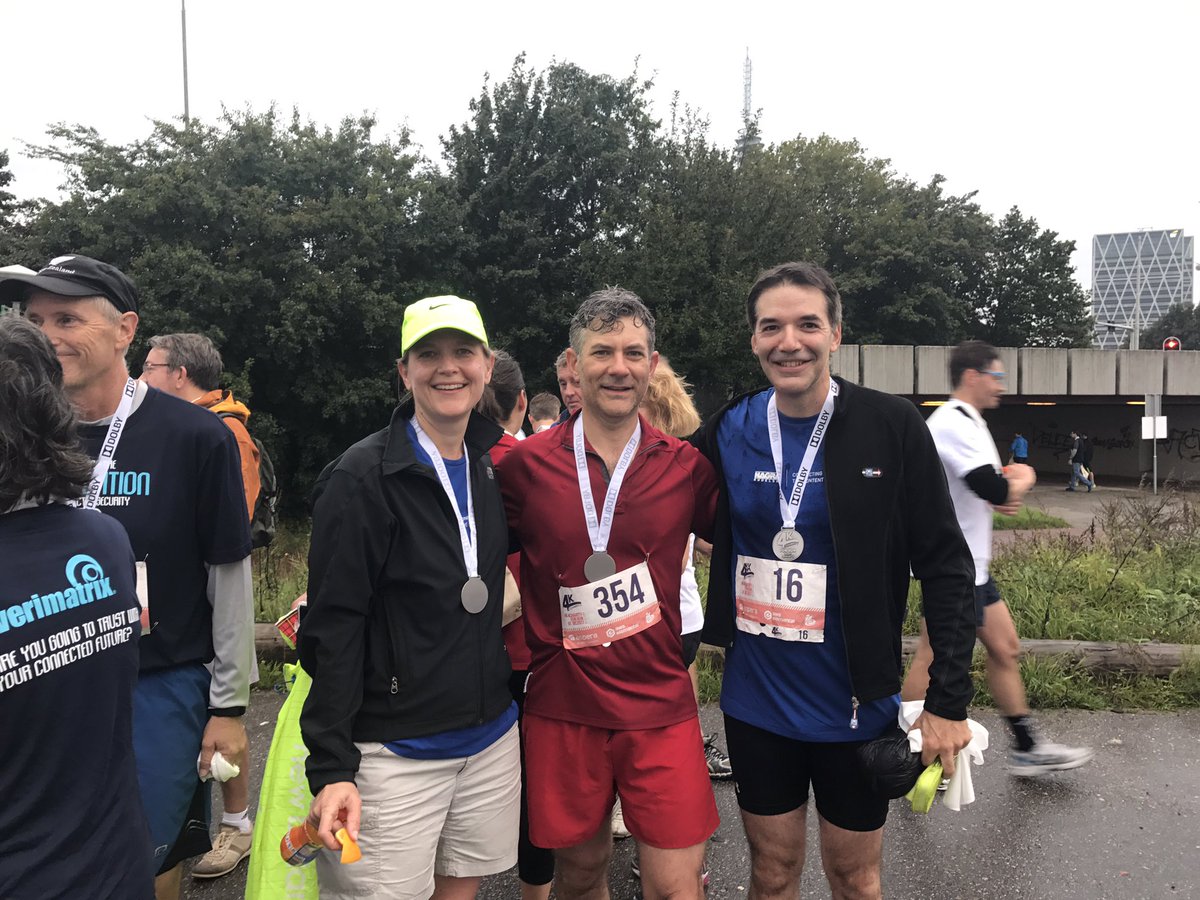 We had a blast @#4K4Charity run this morning w/ <a href="/ABI_Rosen/">Sam Rosen</a> <a href="/simontrudelle/">Simon Trudelle</a> <a href="/cfou5280/">Christine Oury</a> Thank you <a href="/elementaltech/">elementaltech</a> #IBC2017