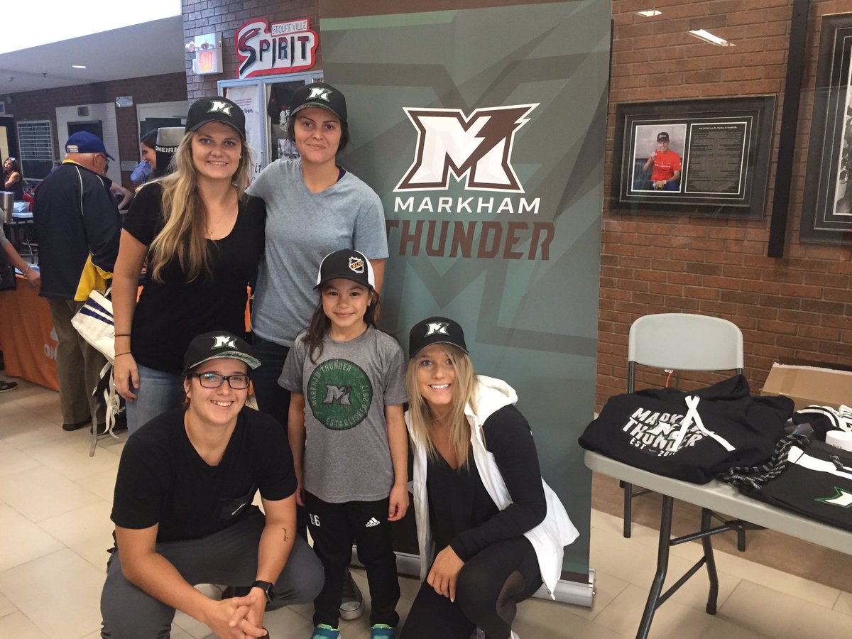 ThunderCWHL's tweet photo. One of our newest fans from the @msstarshockey teams! 

Looking good in her new @kewlapparel shirt... #ThunderNation🌩 https://t.co/ZrvjNvXPBT