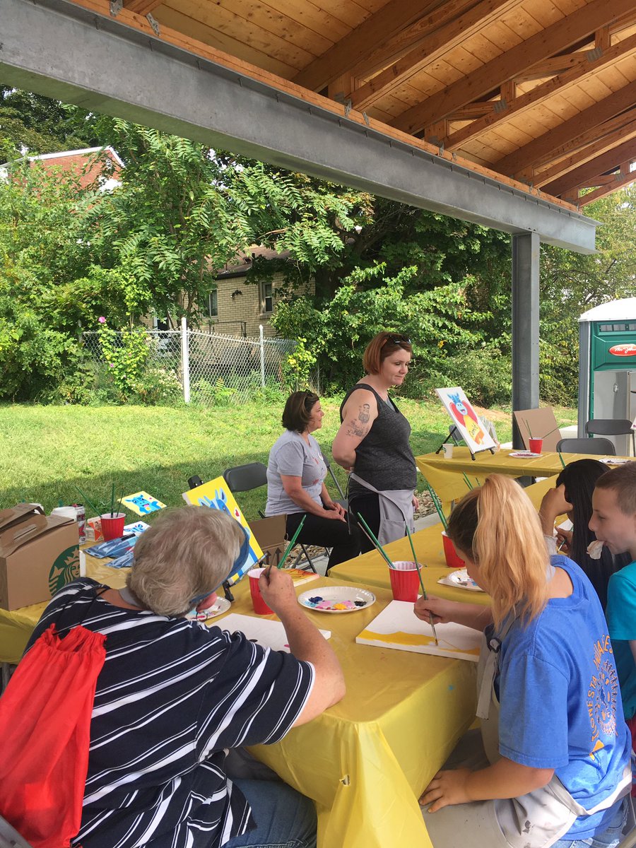 We're proud to b celebrating Carrick's vibrant community w/ <a href="/urapgh/">Urban Redevelopment Authority of Pittsburgh (URA)</a> &amp; <a href="/EconDevSouth/">econdevsouth</a> at a Design Center Project: the Dairy District Pavilion!