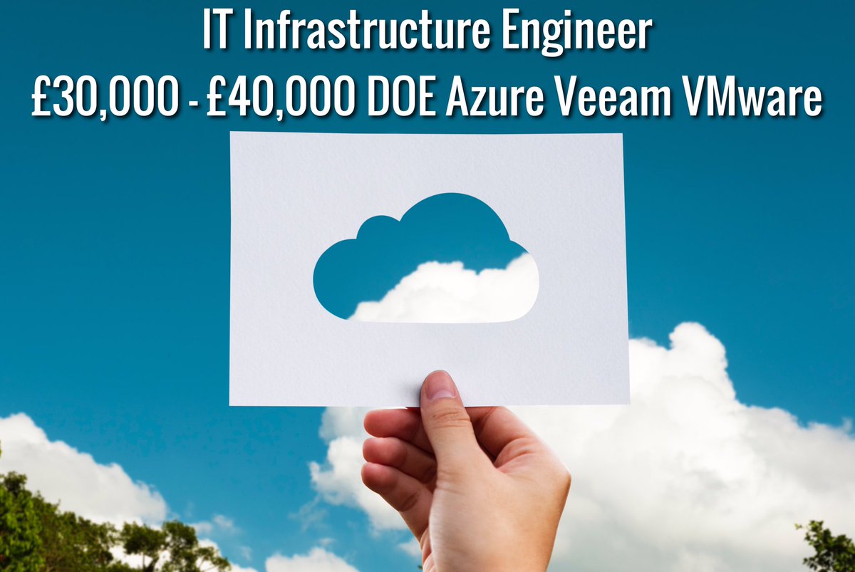 VictoriaThatchr's tweet photo. Got your head in the clouds? https://t.co/mpLI6ENxcU #Bournemouth #Azure #VMware #Virtualization #Microsoft #vacancy https://t.co/duR8OoPIDH
