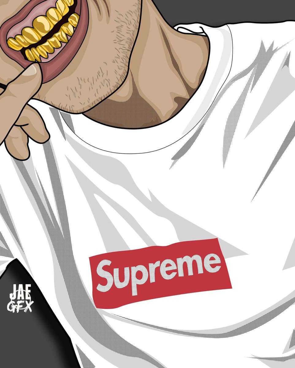 Cartoon Characters With Supreme
