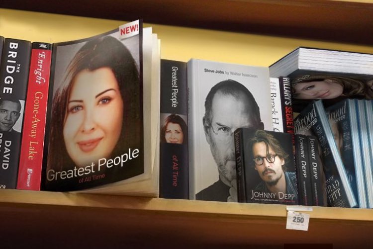 NanCyprusss's tweet photo. I want that book on my bookshelf 😉 @NancyAjram #nancyajram #spreadthenancylove https://t.co/t40SnIb7G0