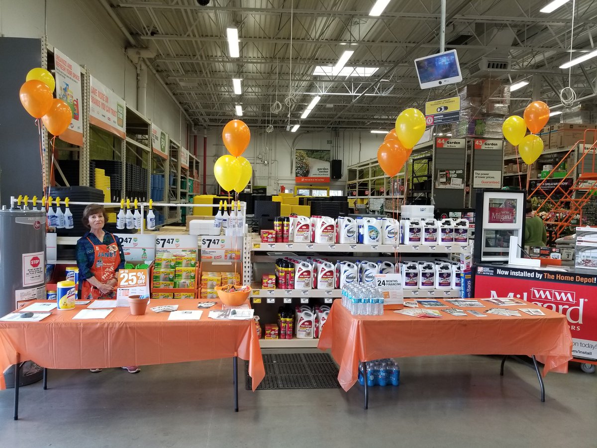 Auburn Home Depot on Twitter manning our lead table! Let's go