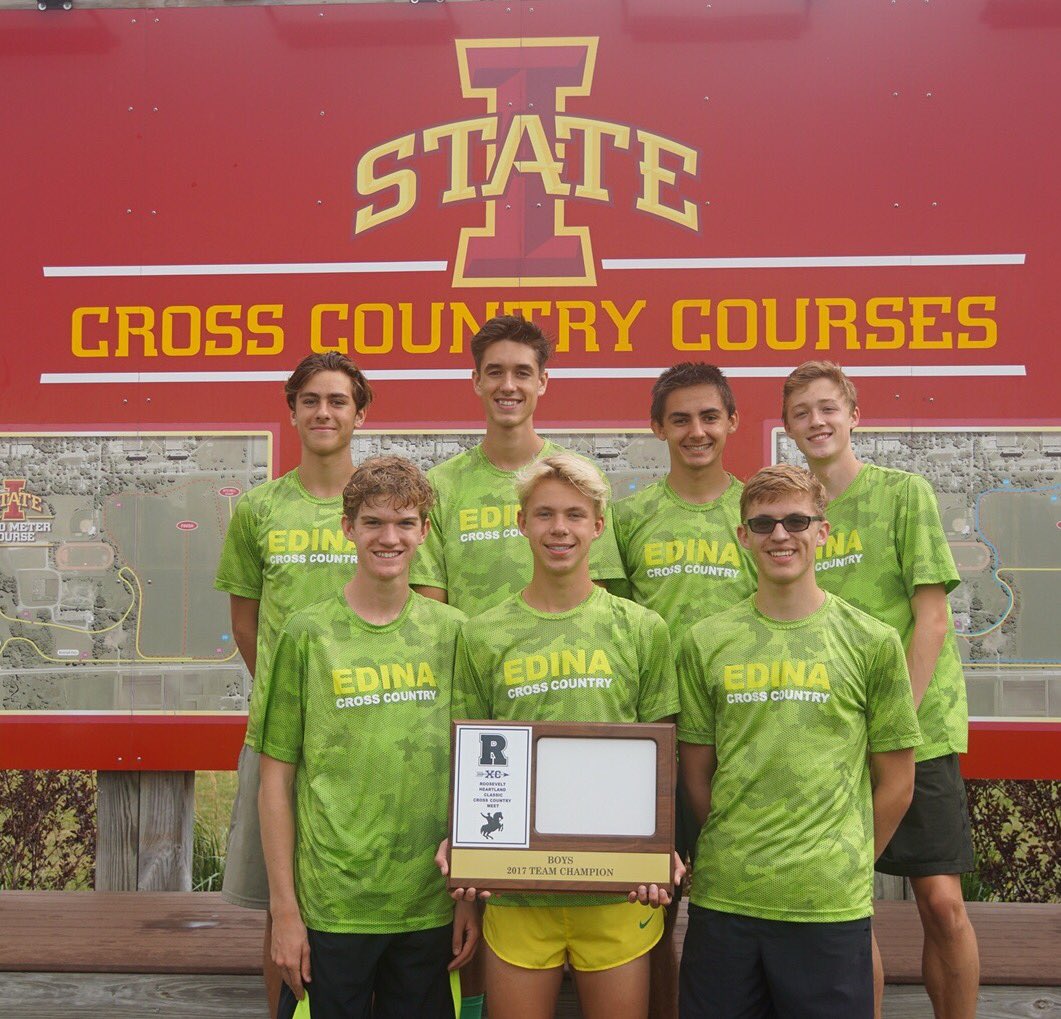 LanceRunsALot's tweet photo. You're 👀at the Heartland Classic champs! @EdinaXC https://t.co/3GTggw1dIv