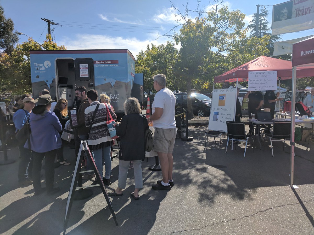 motionsafe's tweet photo. Here until 4pm! Come experience #ShakeZone2017 on #saltspringisland outside the Fire Hall @crd_bc @SaltspringFire @SSI_SAR @SSIEmergency https://t.co/su9xzMB1wJ