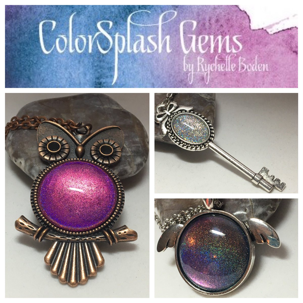 ColorSplashNail's tweet image. 🌸Grand Opening of ColorSplash Gems!🌸 Lots of pretty polish cabochon pendants to chose from! Stop by to check it out etsy.me/2v5ixU4